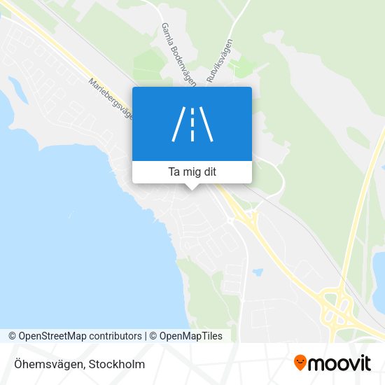 Öhemsvägen karta