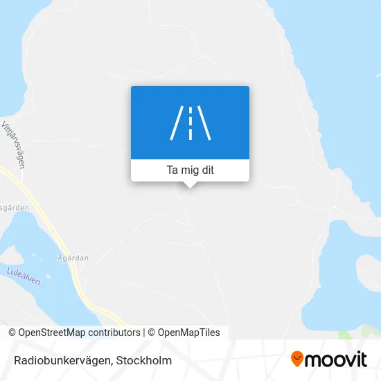 Radiobunkervägen karta