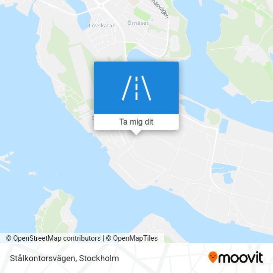 Stålkontorsvägen karta