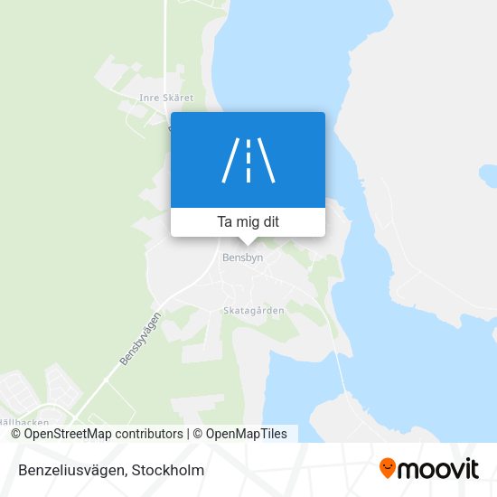 Benzeliusvägen karta