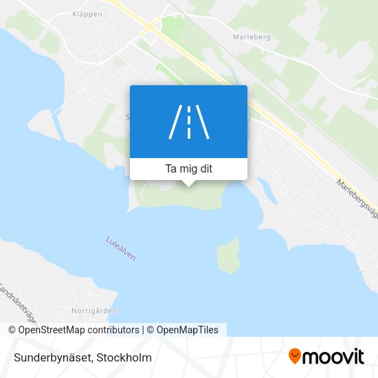 Sunderbynäset karta