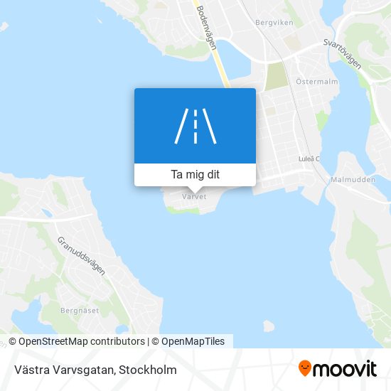 Västra Varvsgatan karta