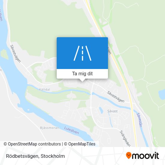 Rödbetsvägen karta