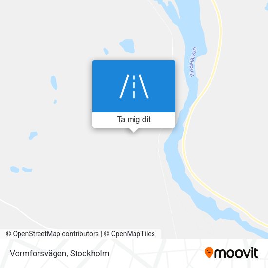 Vormforsvägen karta