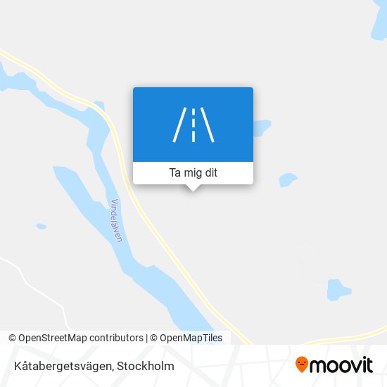 Kåtabergetsvägen karta