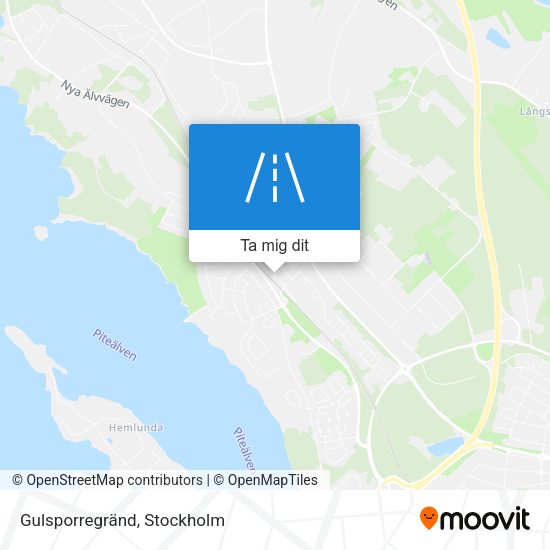 Gulsporregränd karta