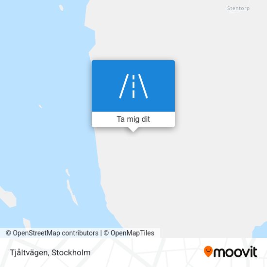 Tjåltvägen karta