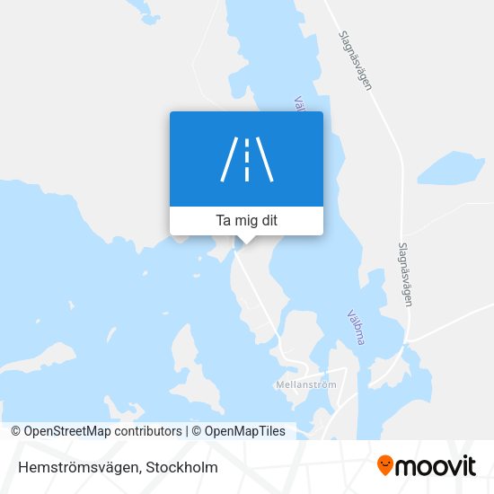 Hemströmsvägen karta