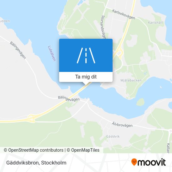 Gäddviksbron karta