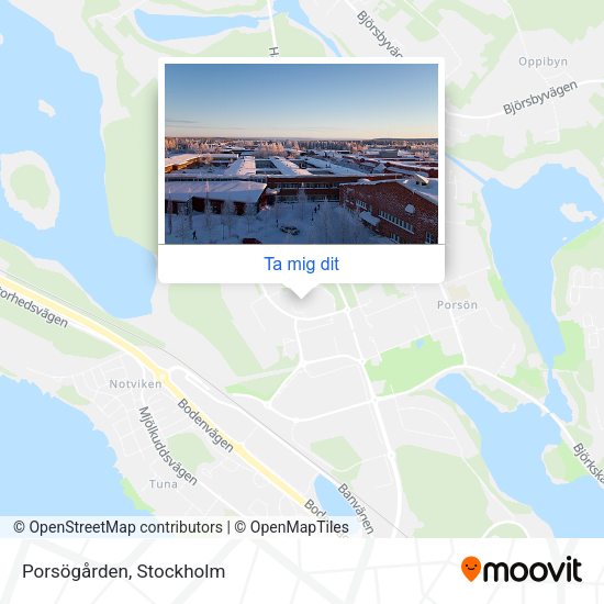 Porsögården karta