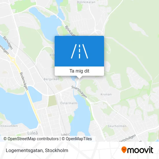 Logementsgatan karta