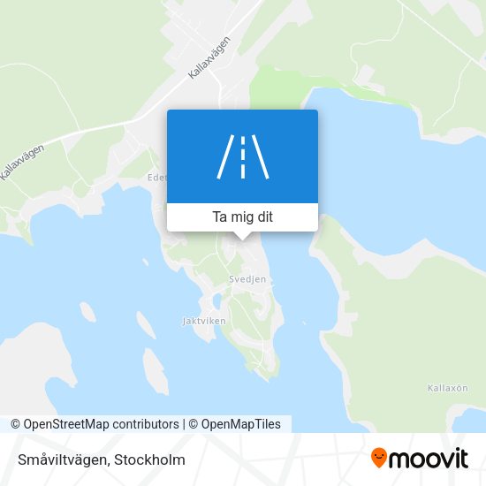Småviltvägen karta