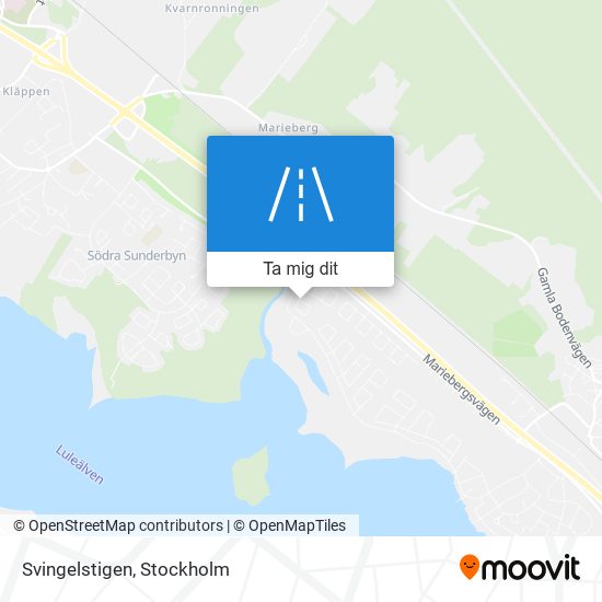 Svingelstigen karta