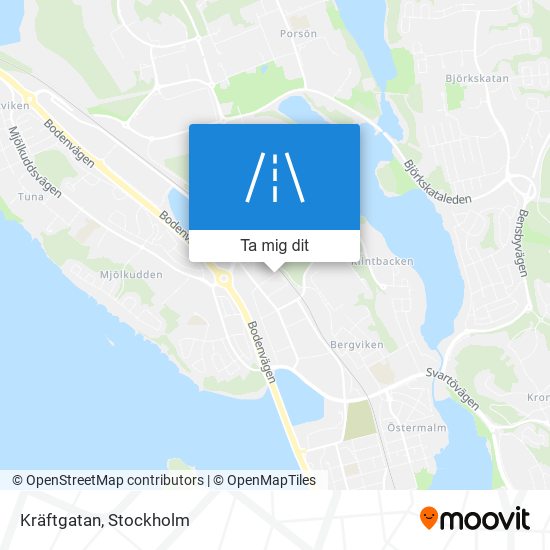 Kräftgatan karta