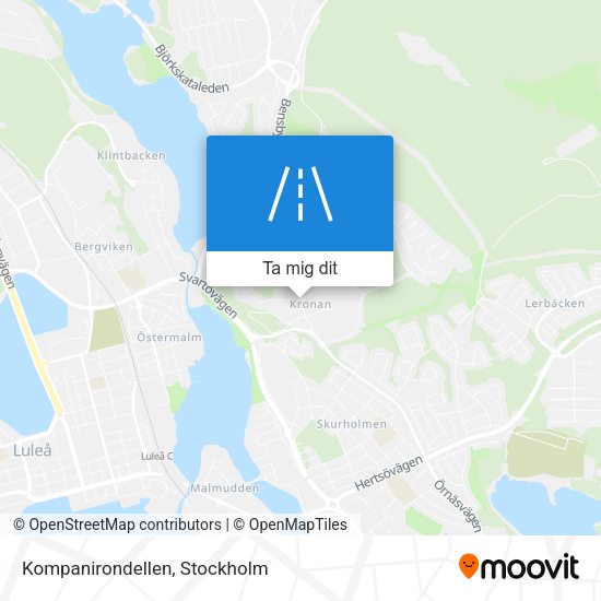Kompanirondellen karta
