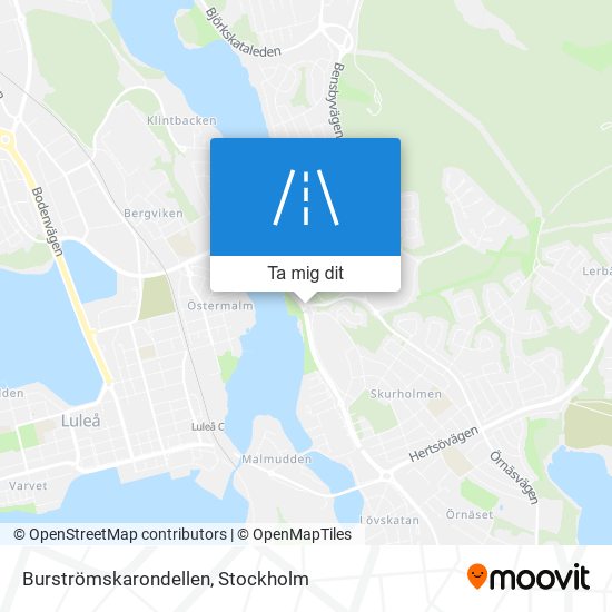 Burströmskarondellen karta