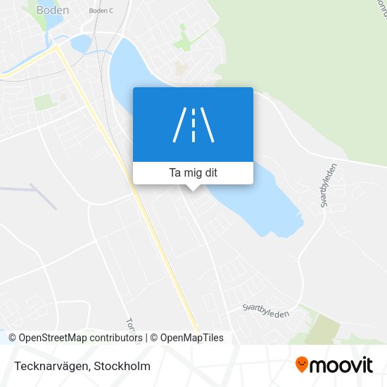 Tecknarvägen karta