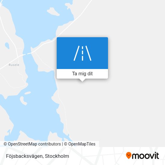 Föjsbacksvägen karta