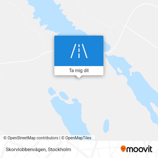 Skorvlobbenvägen karta