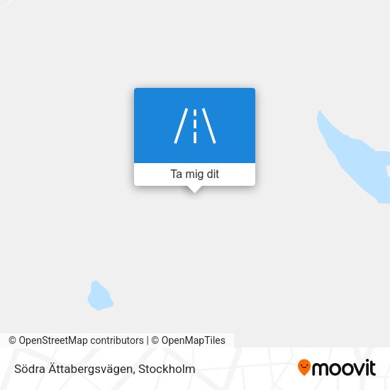 Södra Ättabergsvägen karta