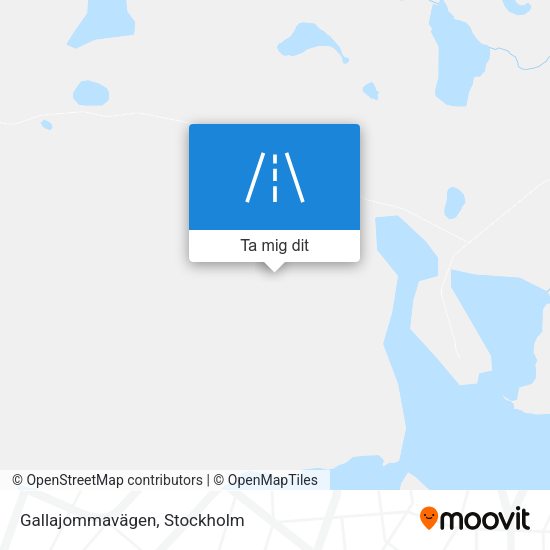 Gallajommavägen karta