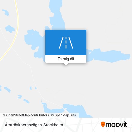 Åmträskbergsvägen karta