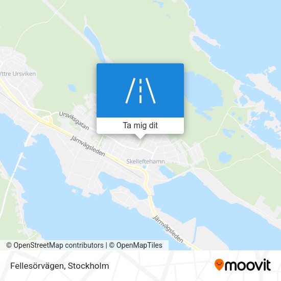 Fellesörvägen karta