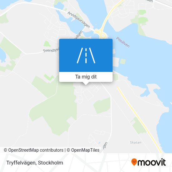 Tryffelvägen karta