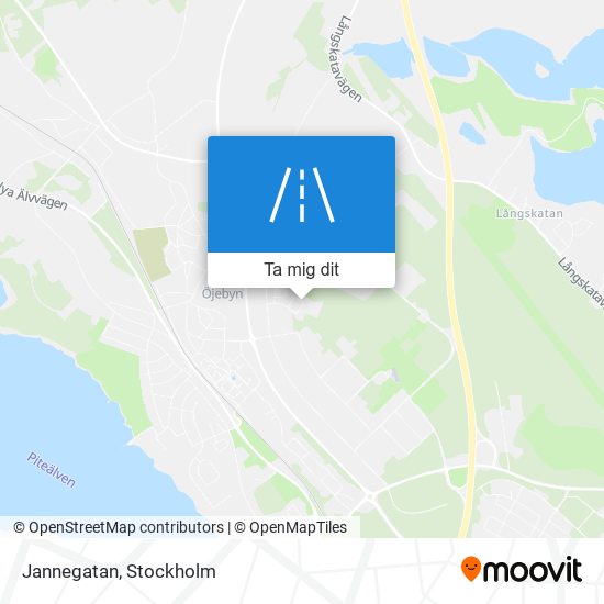 Jannegatan karta