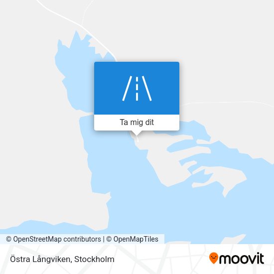 Östra Långviken karta