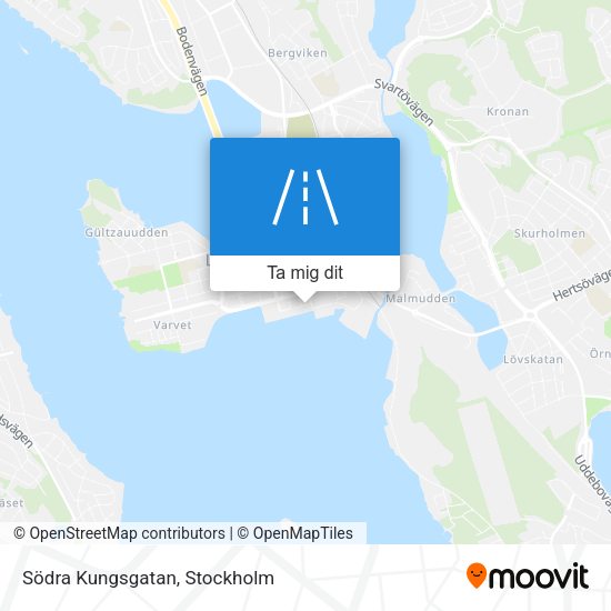 Södra Kungsgatan karta