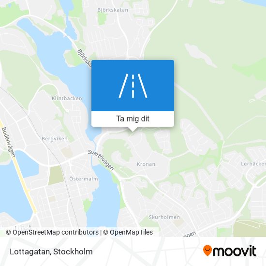 Lottagatan karta