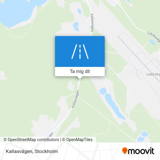 Kallaxvägen karta