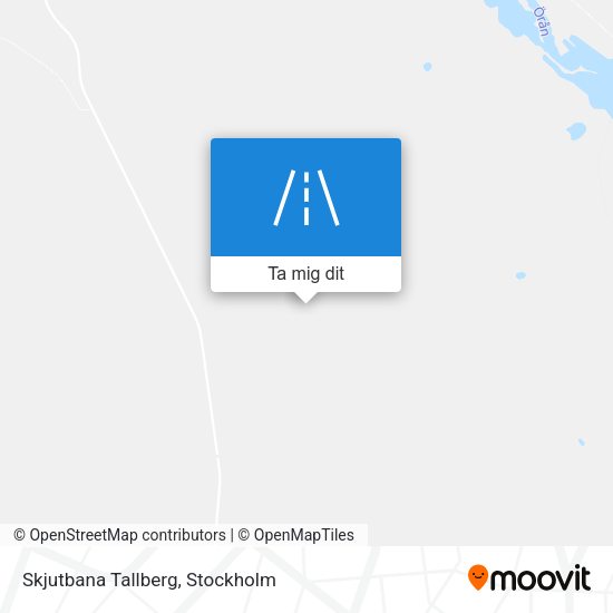 Skjutbana Tallberg karta