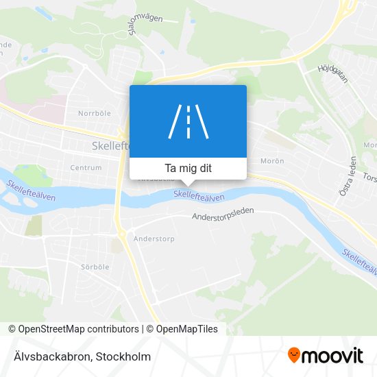 Älvsbackabron karta