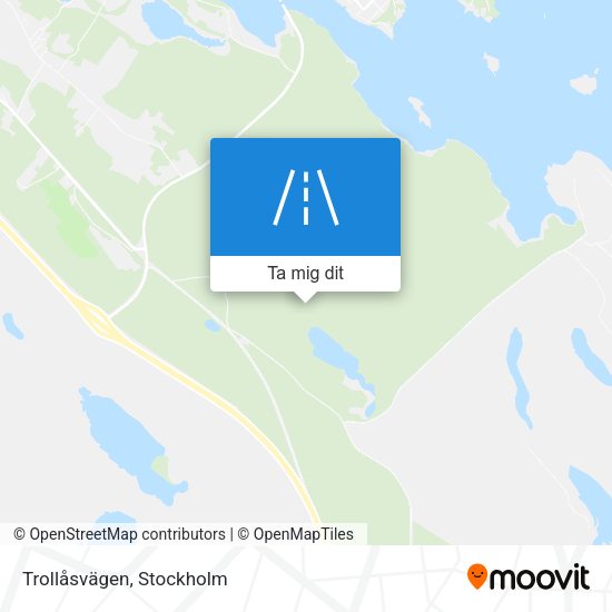 Trollåsvägen karta