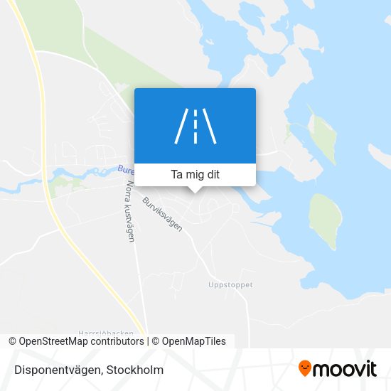 Disponentvägen karta