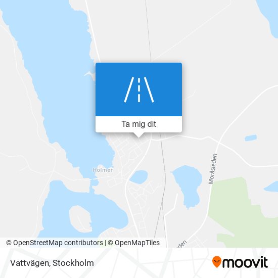 Vattvägen karta