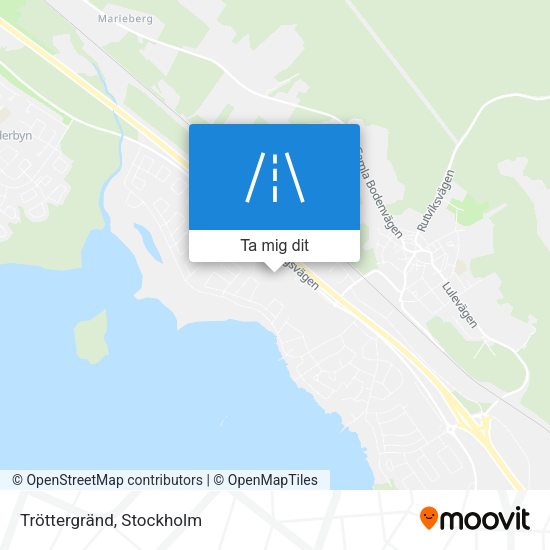 Tröttergränd karta