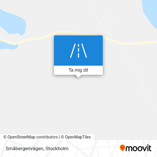 Småbergenvägen karta