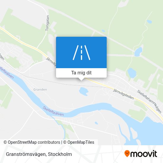 Granströmsvägen karta