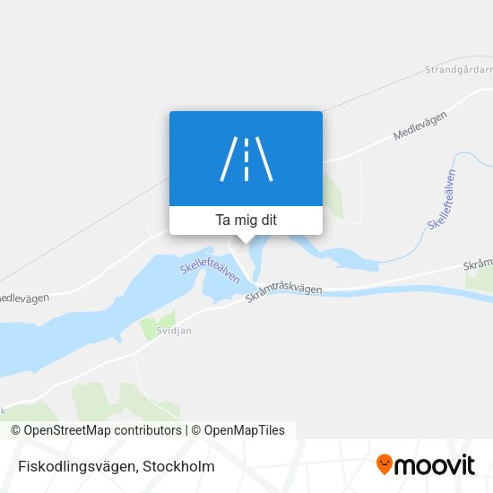 Fiskodlingsvägen karta