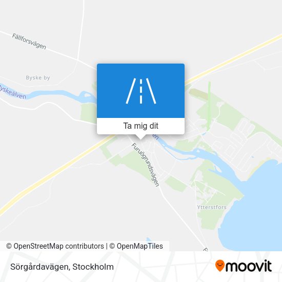 Sörgårdavägen karta