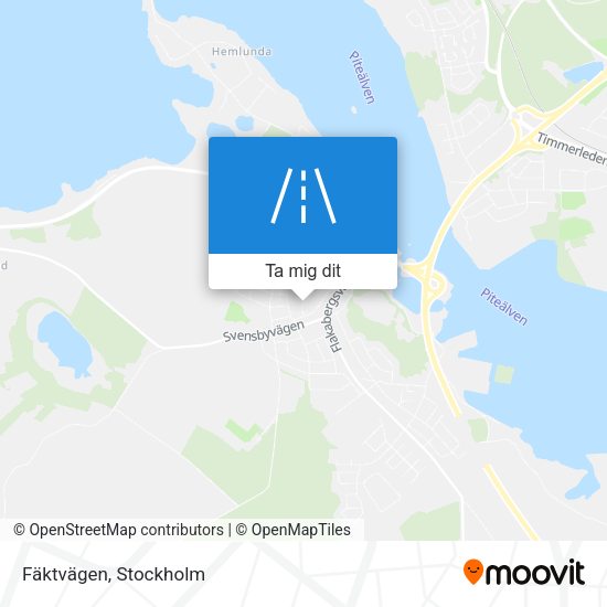Fäktvägen karta