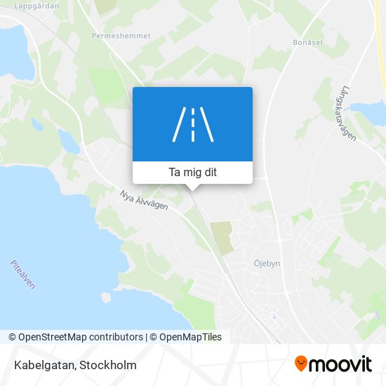 Kabelgatan karta