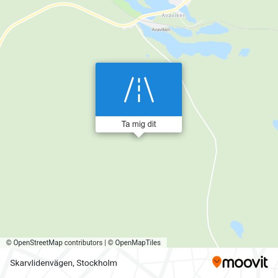 Skarvlidenvägen karta