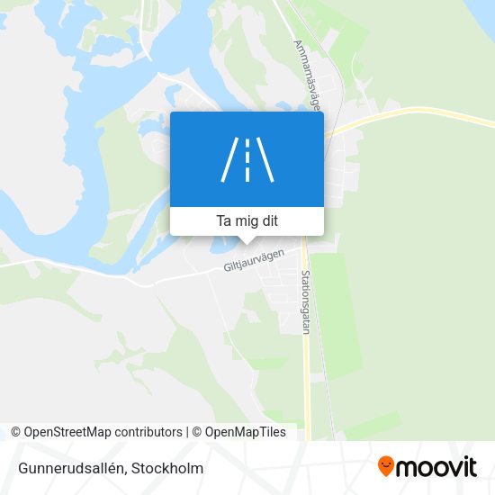 Gunnerudsallén karta