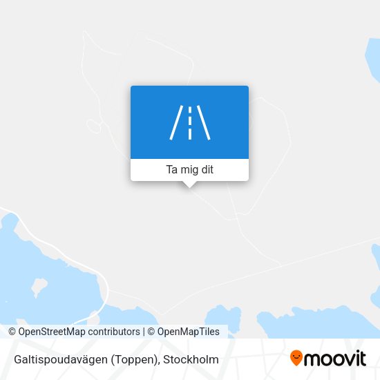 Galtispoudavägen (Toppen) karta