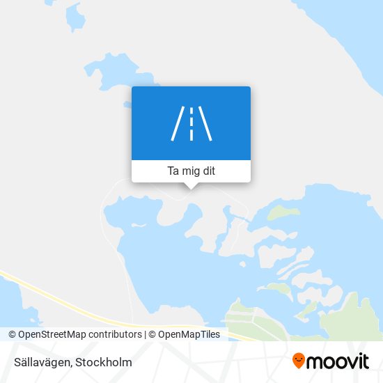 Sällavägen karta