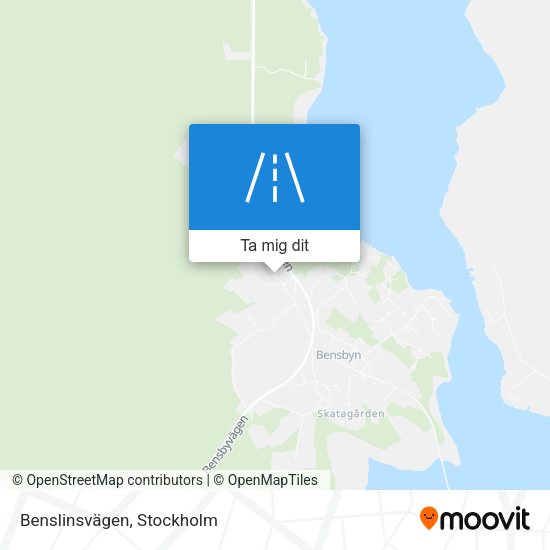 Benslinsvägen karta